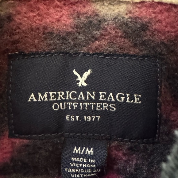 American Eagle Outfitters Women Size Medium Western Full Zip Fleece Sweater - Picture 5 of 5